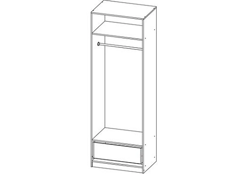 Шкаф распашной Карлос-031 Белый - фото 5