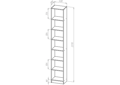 Стеллаж Билли-09 - фото 3