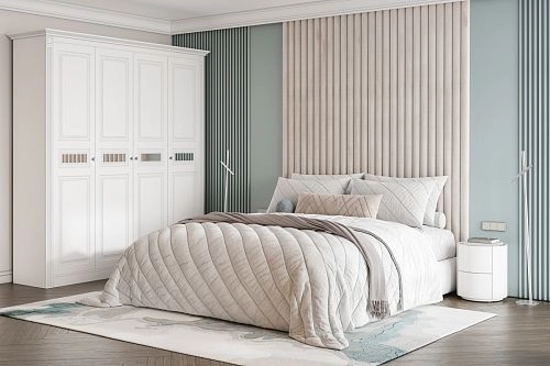 Шкаф распашной Классика Люкс-4.5 МДФ - фото 1