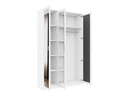 Шкаф распашной Стелла-4 Белый - фото 2