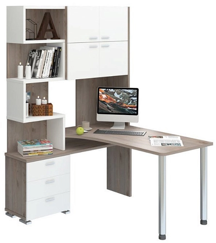 Компьютерный стол Трио-2 МДФ - фото 1