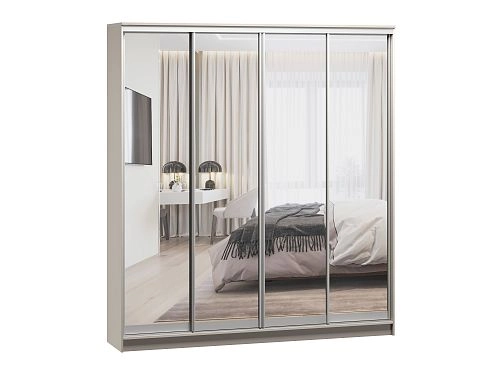 Шкаф-купе Борнео-4.5 Кашемир/Серебро - фото 2