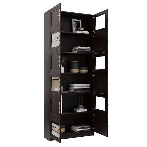 Шкаф книжный Карлос-042 Венге - фото 2