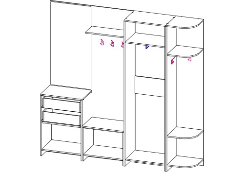 Прихожая Арт - фото 2