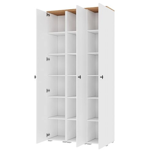 Шкаф распашной Квели 3.1 Белый - фото 2