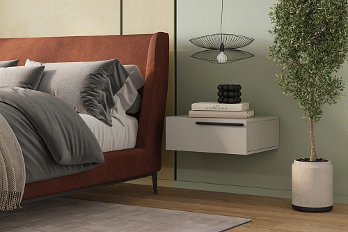 Тумба прикроватная подвесная Лорена Пакс-2 Кашемир - фото 1