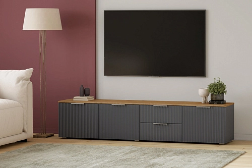 ТВ тумба Салерно 1 Графит - фото 1