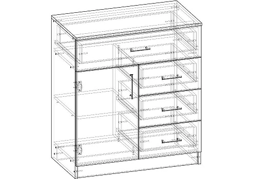 Комод Мираж-5 - фото 2