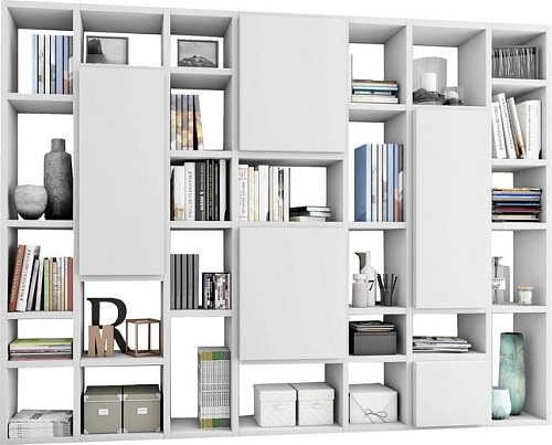 Стеллаж Куб-5 Белый МДФ - фото 1