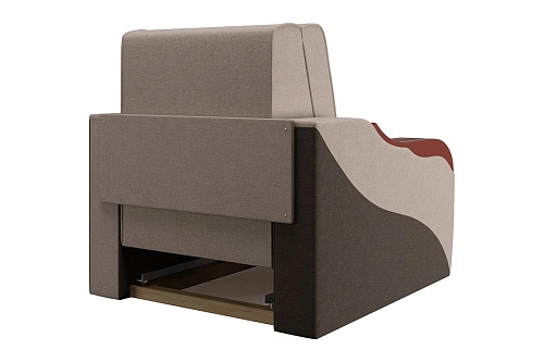 Кресло-кровать Вестерн Lega cream-Lega chocolate - фото 3