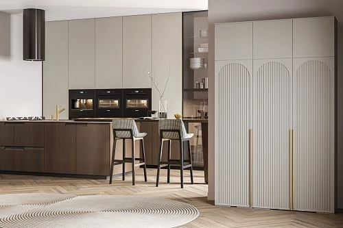 Шкаф распашной Брей-3 Хит с антресолью Кашемир - фото 1