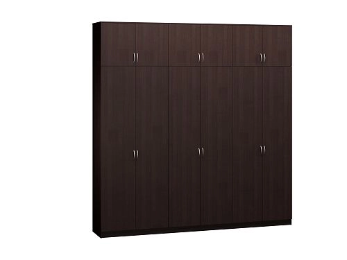 Шкаф распашной Лайт-6 с антресолью Венге - фото 2