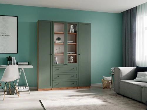 Шкаф для книг Билли Стольмин 45 Шарли Green - фото 1