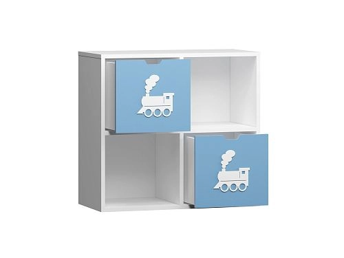 Стеллаж KIDS 6 Пастельно-Синий - фото 3