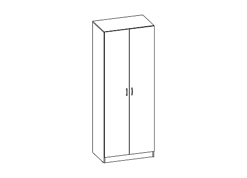 Шкаф распашной Рио-2.6 - фото 3