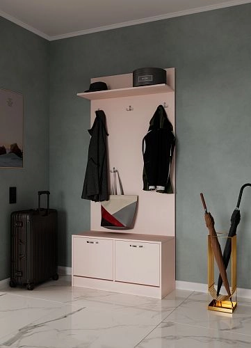 Прихожая Ольга-1 перфорированная Кашемир - фото 3