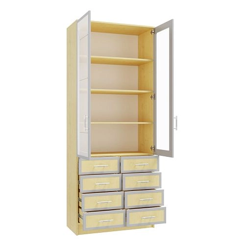 Книжный шкаф Альма-12 Клён - фото 4