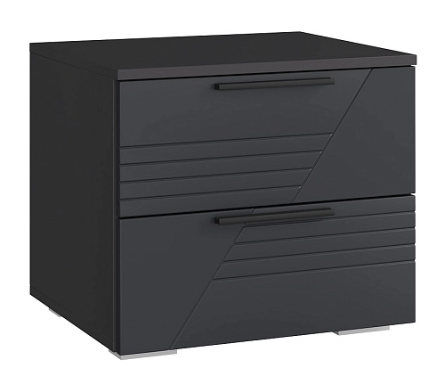 Тумба прикроватная Синтра 2 Черный - фото 2