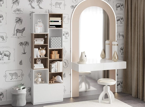 Стеллаж Олли-6 Дуб Сонома - фото 1