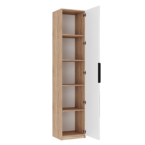 Пенал Астрис-1 с зеркалом Белый - фото 4