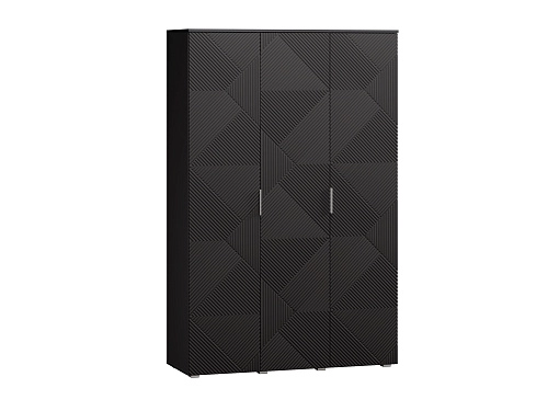 Шкаф распашной Салерно NEW 3 Черный - фото 2