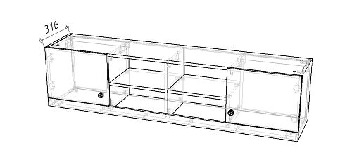 Стенка детская Стрекоза Mini-10 Белый - фото 5