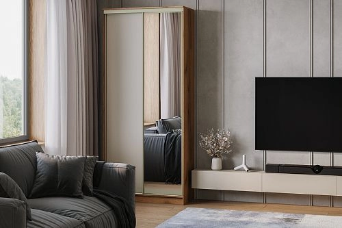 Шкаф-купе Борнео-2.3 Дуб Делано - фото 1