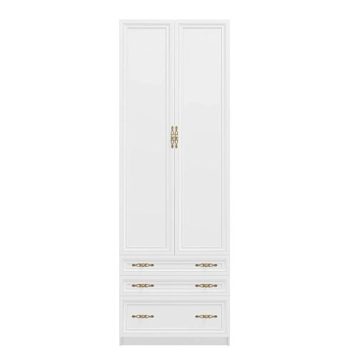 Шкаф распашной Карлос-033 Белый - фото 3