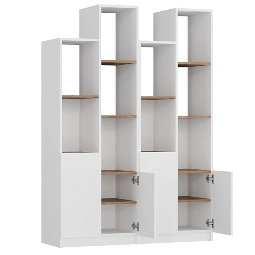 Стеллаж Оренсе-3 Белый - фото 4