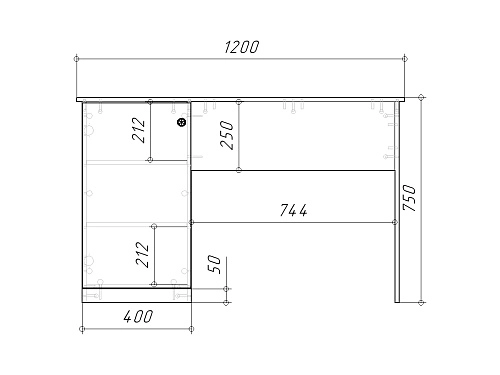 Письменный стол Банни-3 Белый - фото 6