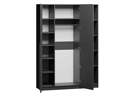 Шкаф распашной Лорена Пакс-2.1 Черный - фото 3