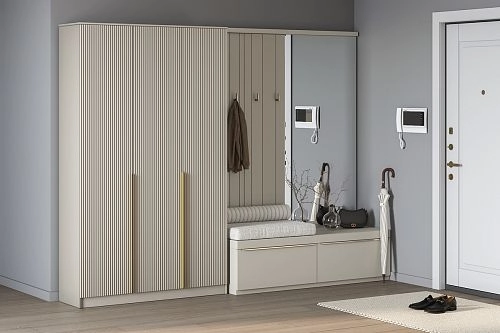 Шкаф распашной Монро-3 Кашемир - фото 1