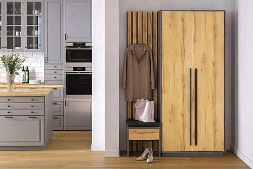 Прихожая Неаполь-11 Графит - фото 1