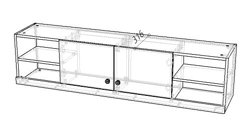 Стенка детская Стрекоза Mini-11 Белый - фото 5