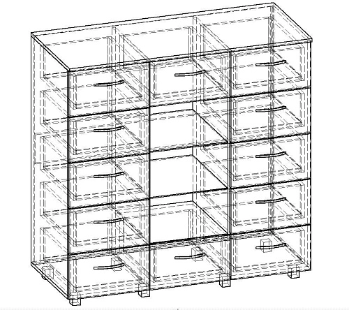Комод Нюанс-18 - фото 2