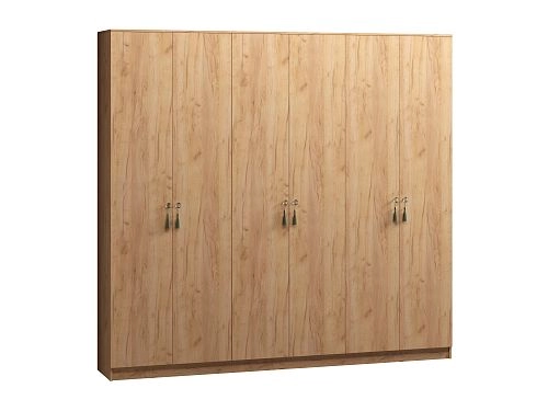 Шкаф распашной Монтана-6 Дуб Крафт Золотой - фото 3