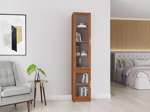 Шкаф книжный Карлос-011 Орех Экко - фото 1