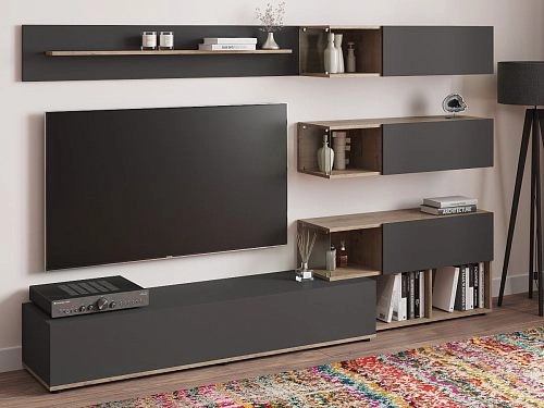 Стенка Сицилия Графит - фото 1