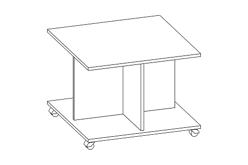 Журнальный стол Фортуна-1 СЖ.023.630-00 - фото 2