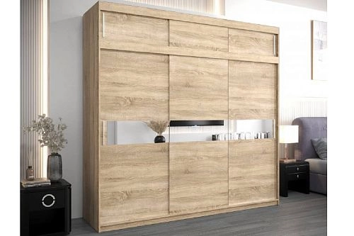 Шкаф-купе Бенито-3А Дуб Сонома - фото 1