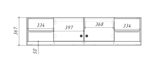 Антресоль Скарабей-5 Аквамарин - фото 3