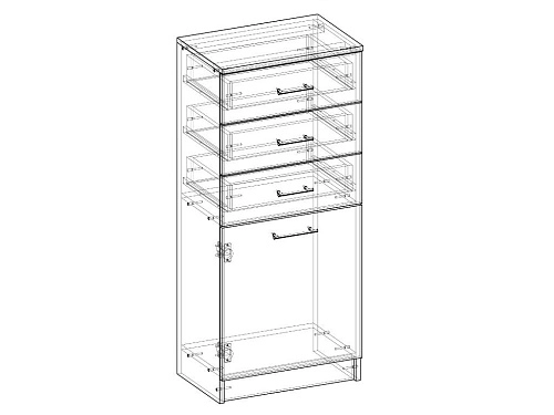 Комод Престиж-2 МДФ - фото 2