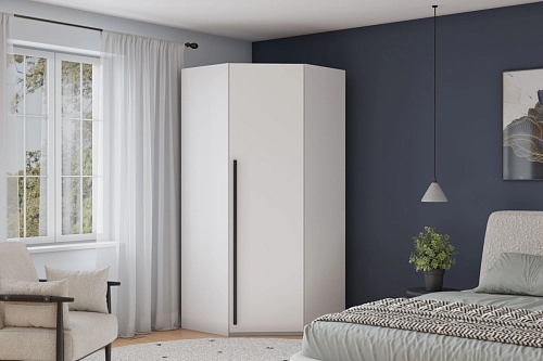 Шкаф угловой Лорена Пакс Белый - фото 1