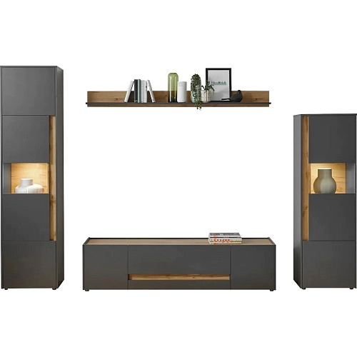 Стенка Анси-1 Антрацит - фото 2