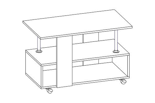 Журнальный стол Лабиринт-2 СЖ.020.870-00 - фото 2