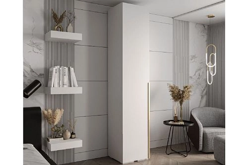 Шкаф распашной Мори-1 Белый - фото 1