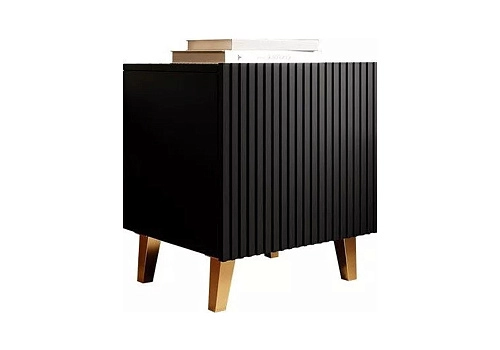 Тумба прикроватная Крит Черный - фото 3