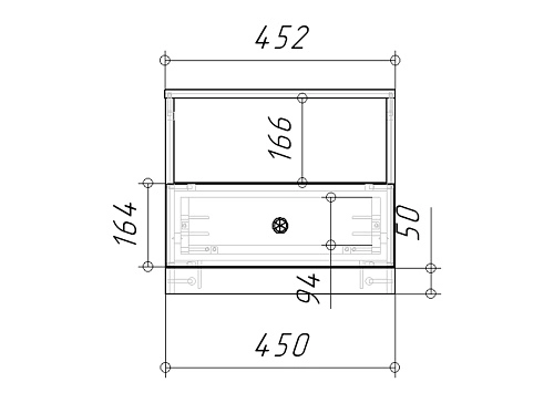 Тумба прикроватная Банни-2 Дуб Мореный - фото 4