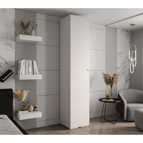 Шкаф распашной Люксор-1 Белый - фото 1