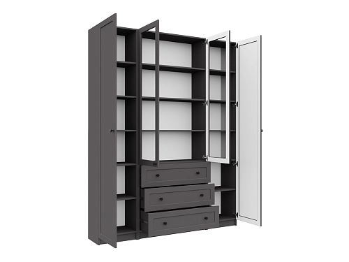 Шкаф для книг Билли Стольмин 45 Графит - фото 2